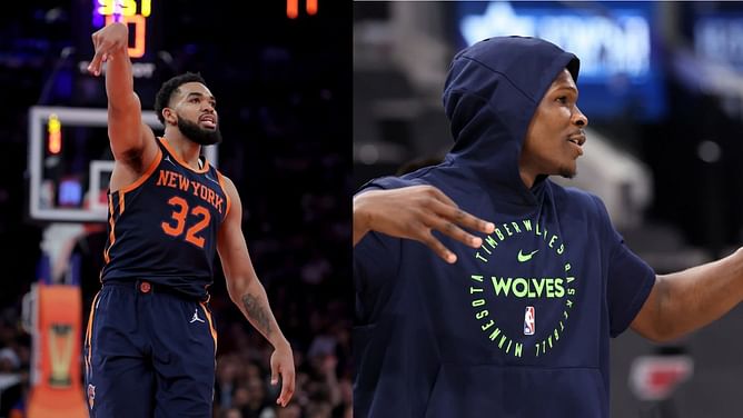 Anthony Edwards reacts in 2 words to Karl-Anthony Towns' shout to former Timberwolves' teammate ahead of Knicks game