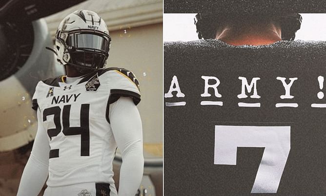 Army vs Navy uniforms history: Legendary jersey designs story for college football's biggest rivalry explained