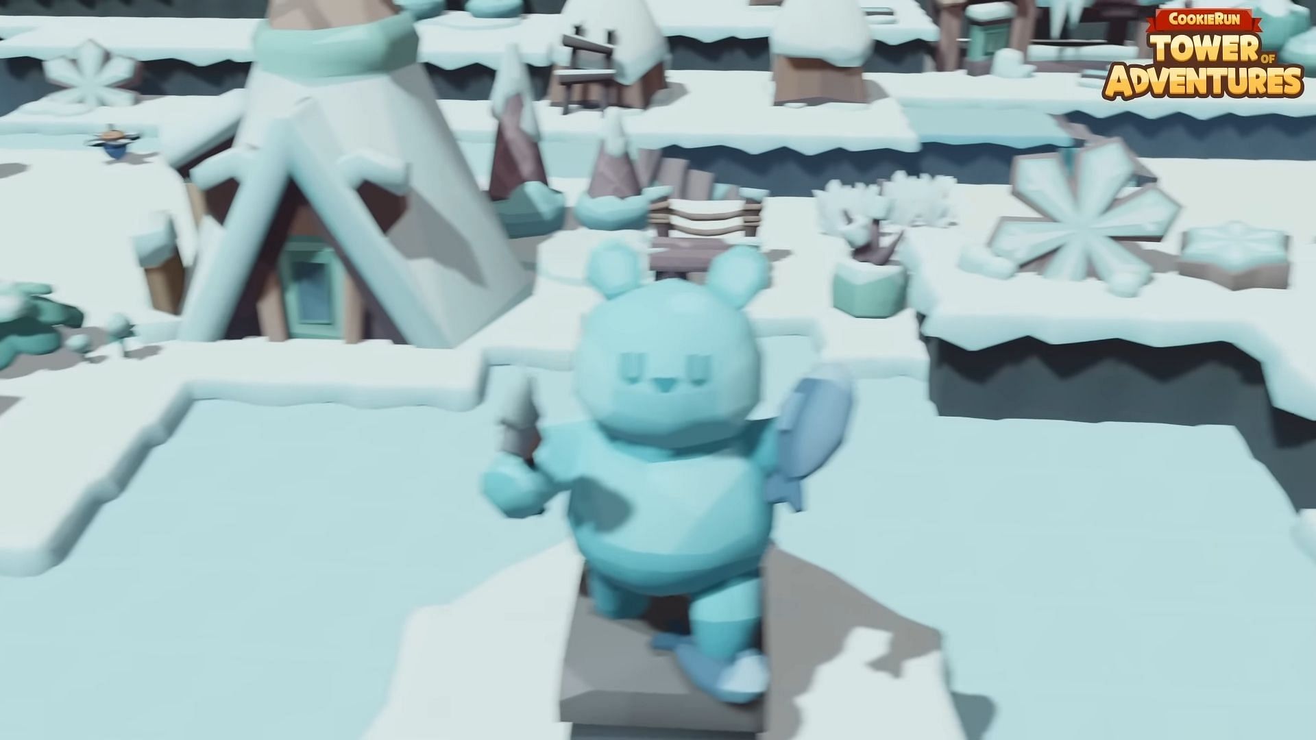 New Snow Bear Village in story mode (Image via Devsisters Corporation)