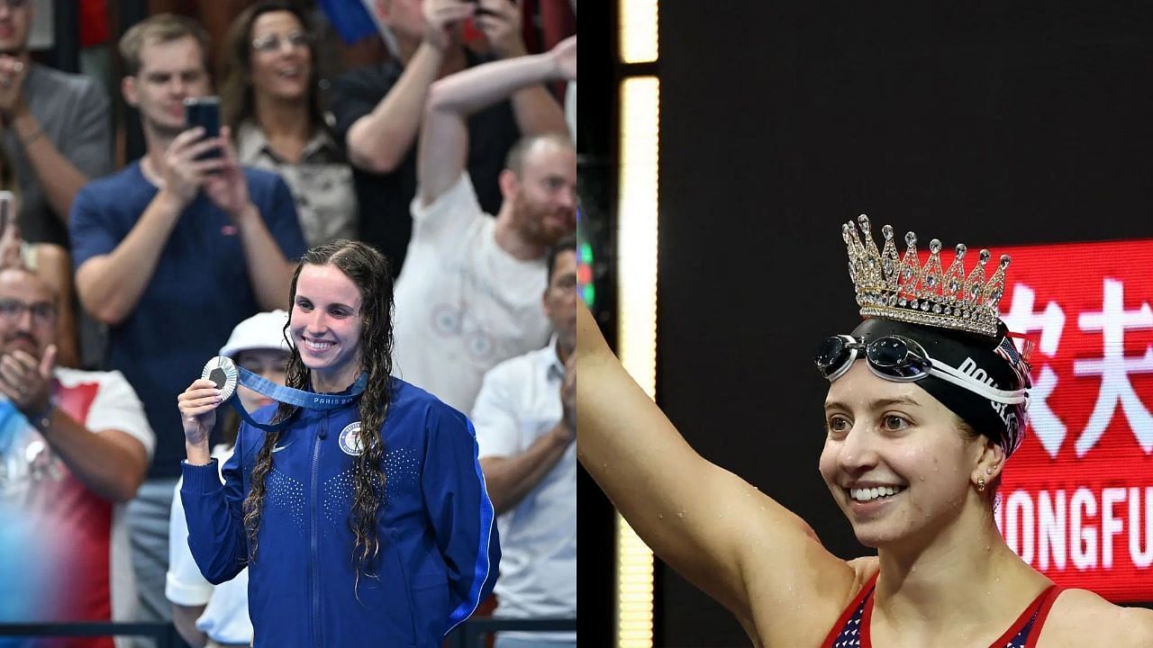 Regan Smith and Kate Douglass (Images via: Both Getty)