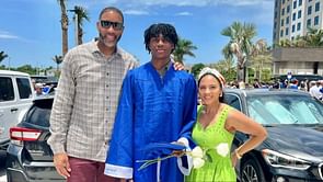 Tracy McGrady's family comes together to shower on love on Laymen McGrady's special day
