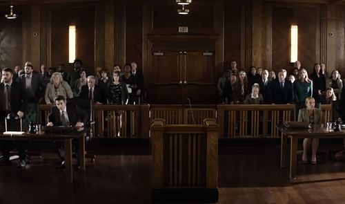 A courtroom scene (Image via Max)