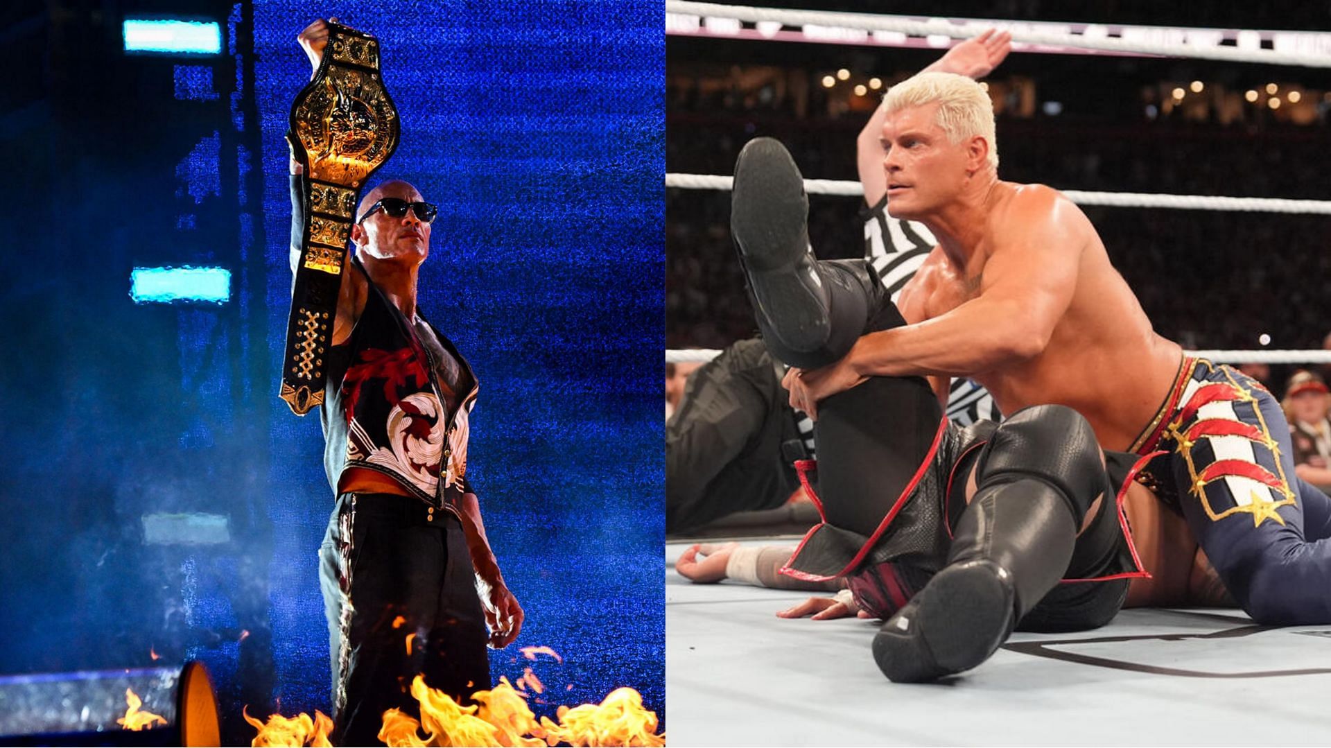 WWE Raw, The Rock, Cody Rhodes, 
