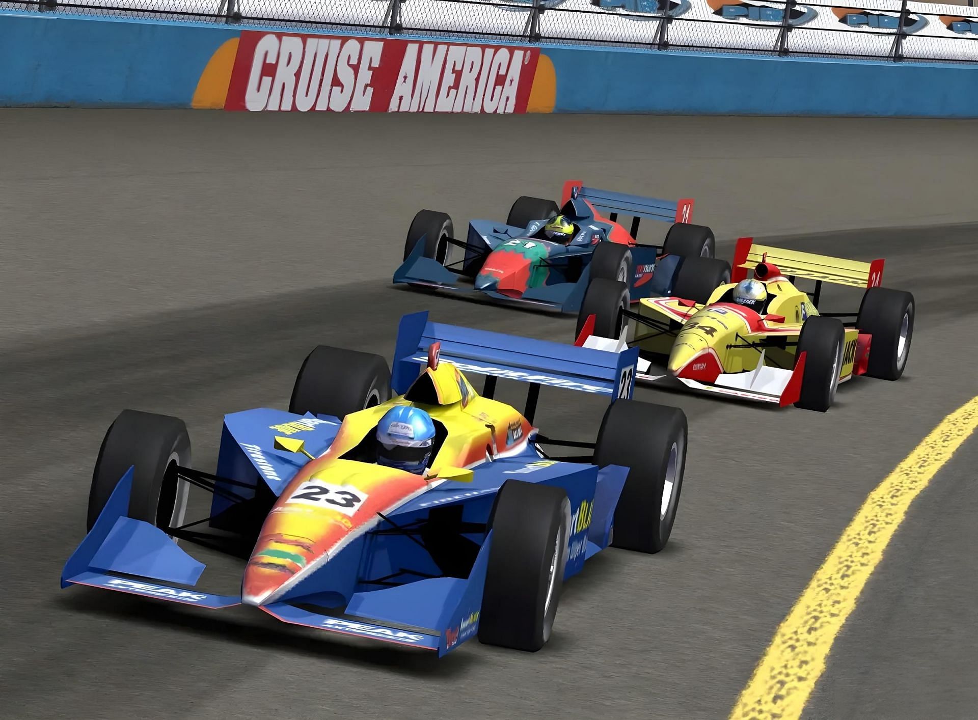 An in-game screenshot from the IndyCar Series - Source: eurogamer.net