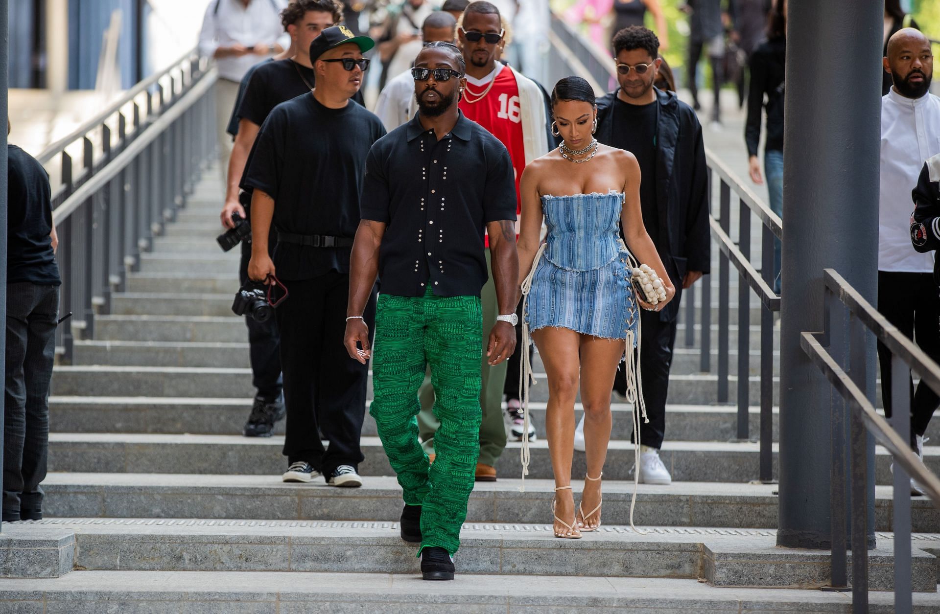 Street Style - Paris Fashion Week - Menswear Spring/Summer 2023 : Day Two - Source: Getty