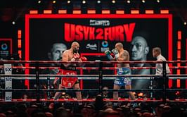 Undefeated boxer reacts to Tyson Fury kissing Oleksandr Usyk's head right after the end of their rematch