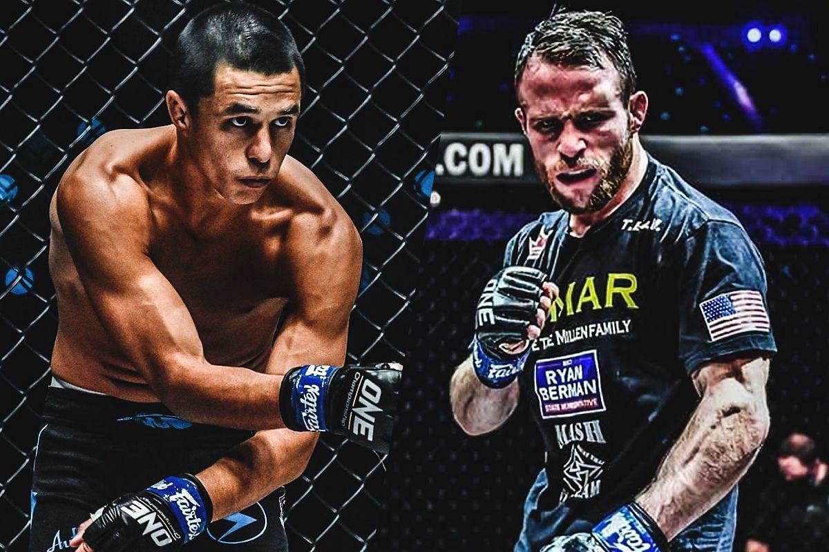 Reece McLaren (left) and Jarred Brooks (right). [Photos from ONE Championship]