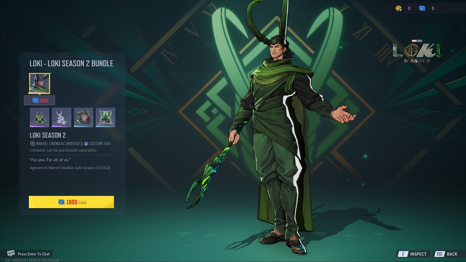 Loki Season 2 bundle price (Image via NetEase Games)