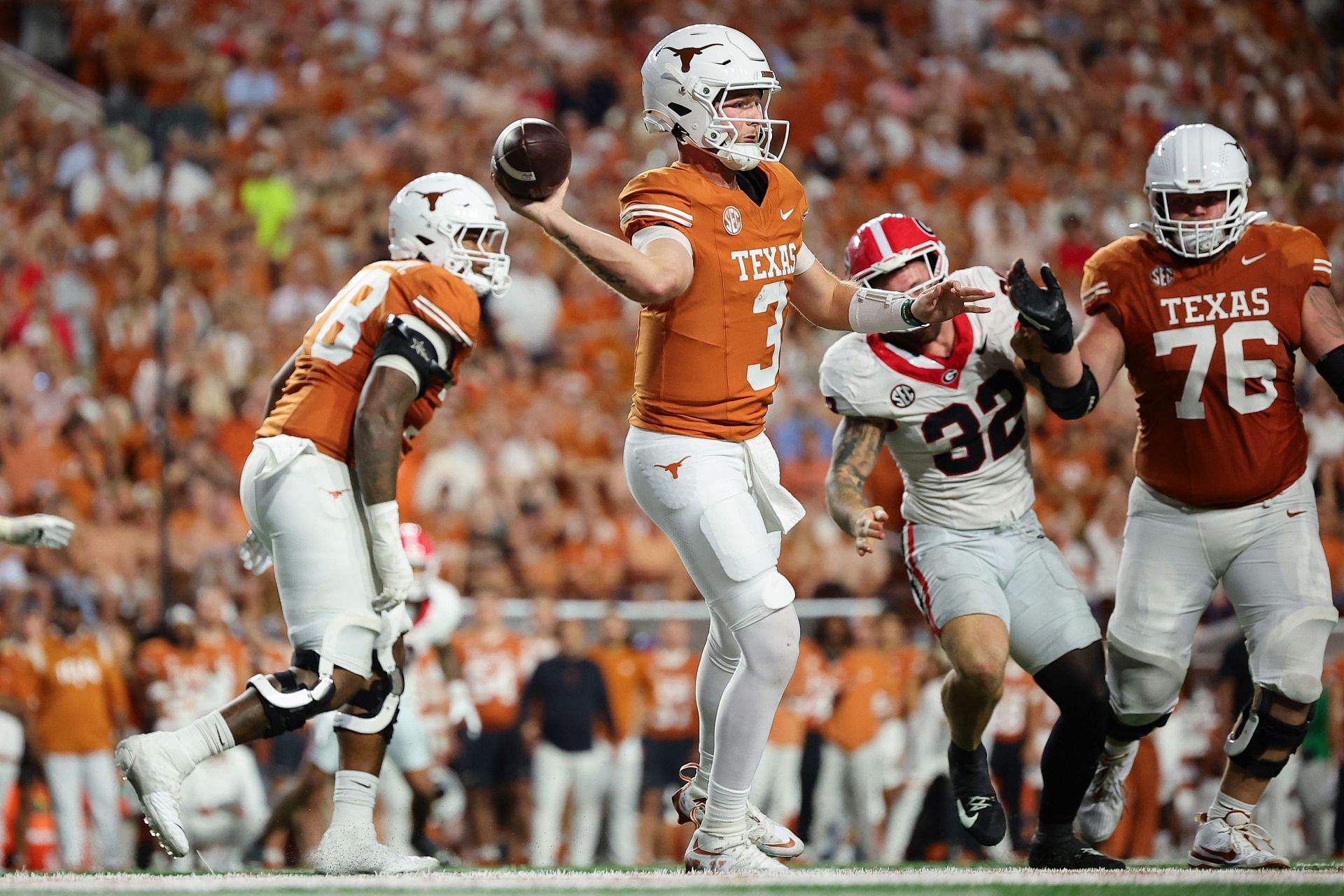 Georgia v Texas - Source: Getty