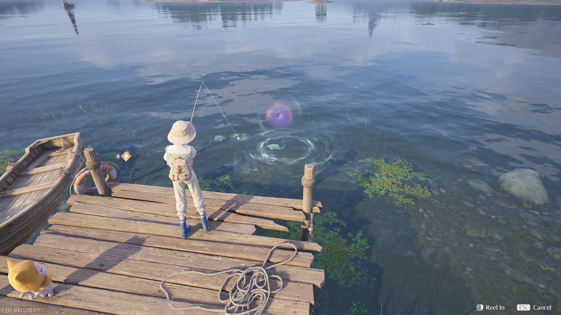 Fishing is a relaxing activity (Image via InFold Games)