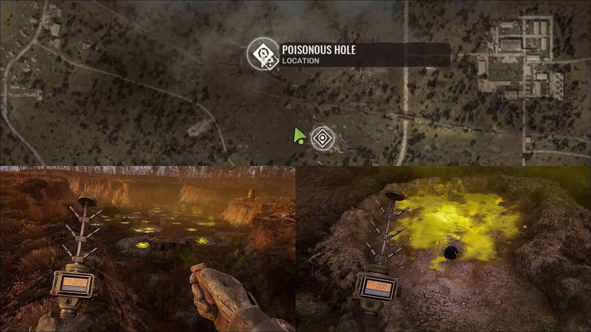 Whereabouts for Liquid Rock in Garbage Zone (Image via GSC Game World | Youtube@Born 2 Game)