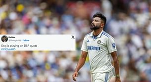 "Siraj is playing on DSP quota" - Fans react as speedster returns wicketless on Day 2 of BGT 2024-25 4th Test