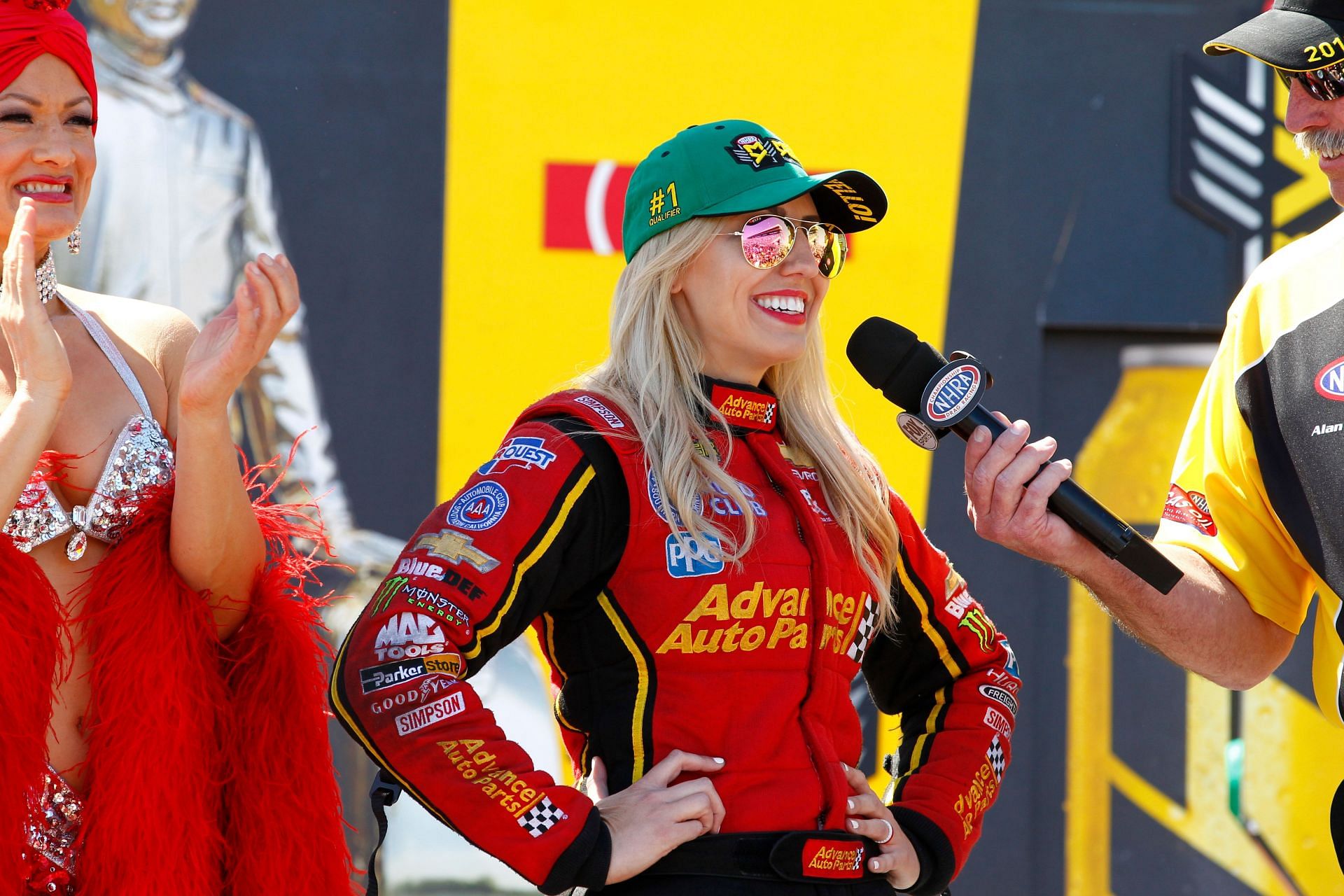 Courtney Force at the DENSO Spark Plugs NHRA Four-Wide Nationals - Source: Getty