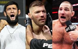 "Strickland was going on his crybaby rants" - Belal Muhammad reacts to Dricus du Plessis facing Sean Strickland instead of Khamzat Chimaev at UFC 312