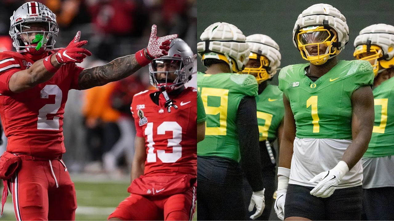 Rose Bowl 2024 game between Ohio State and Oregon