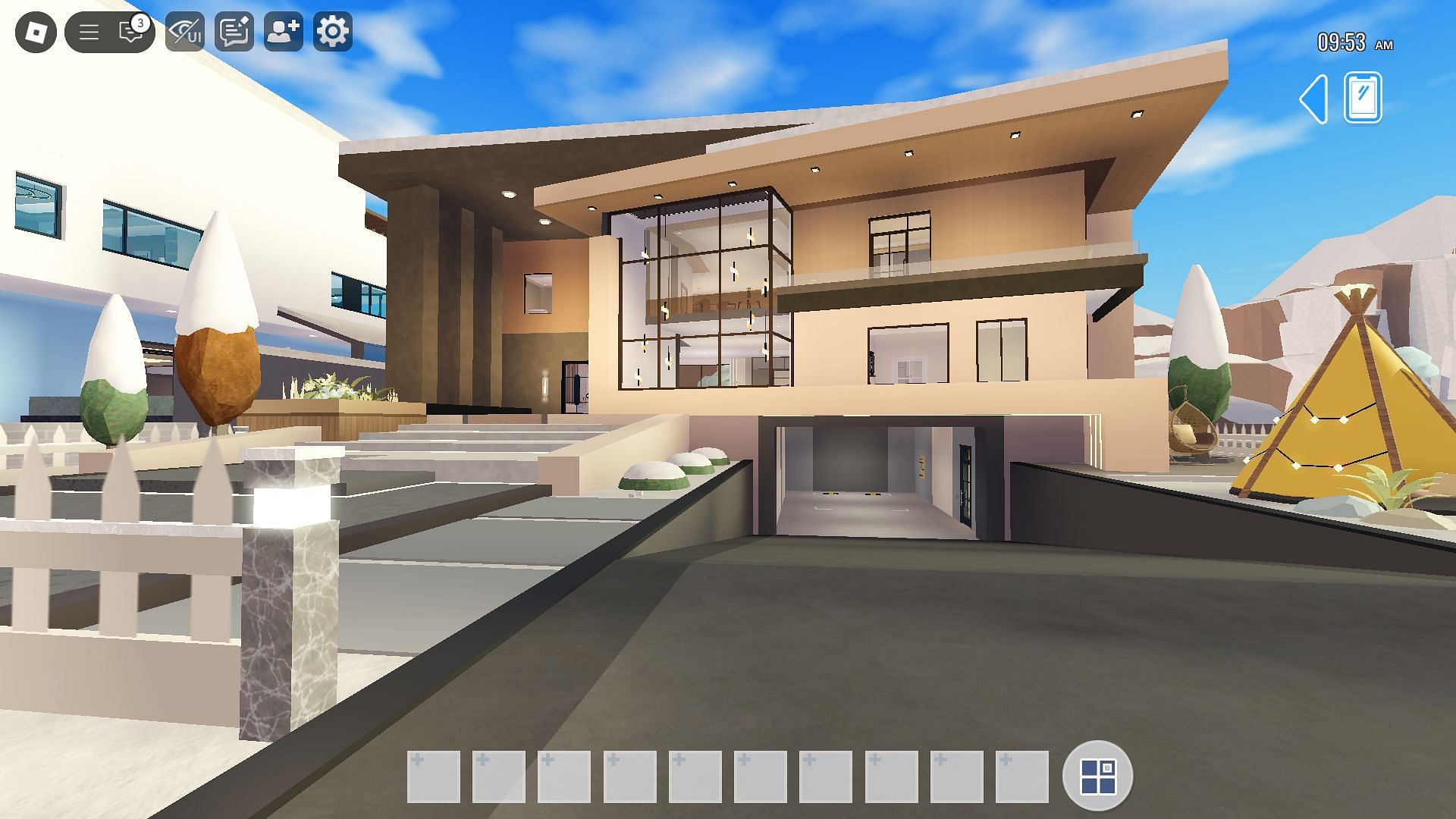 The new free house (Image via Roblox)