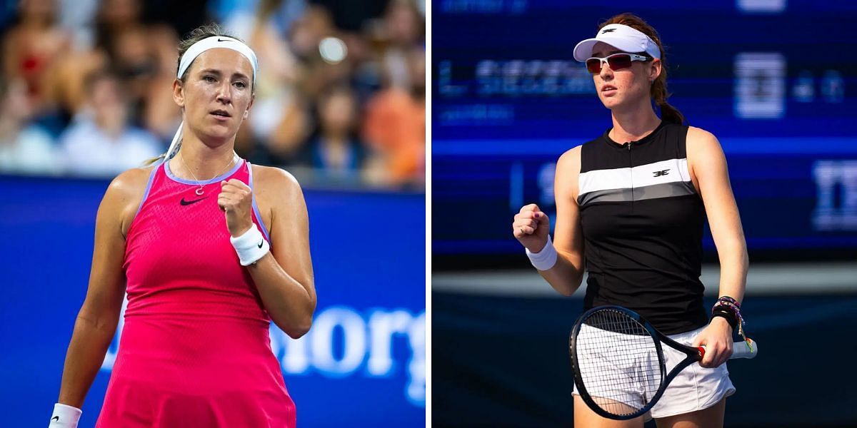 Victoria Azarenka (L) and Maya Joint (R) (Source: Getty)