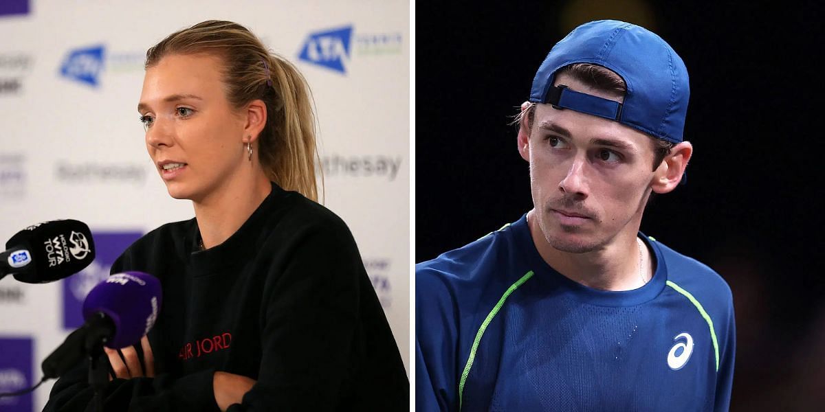 Katie Boulter (L), Alex de Minaur (R), Sources: Getty