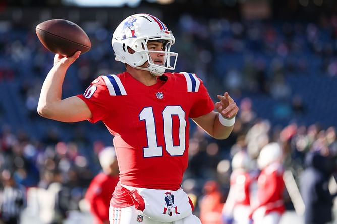 Drake Maye makes feelings clear on the pressure of playing for Tom Brady's 6x Super Bowl Champion team