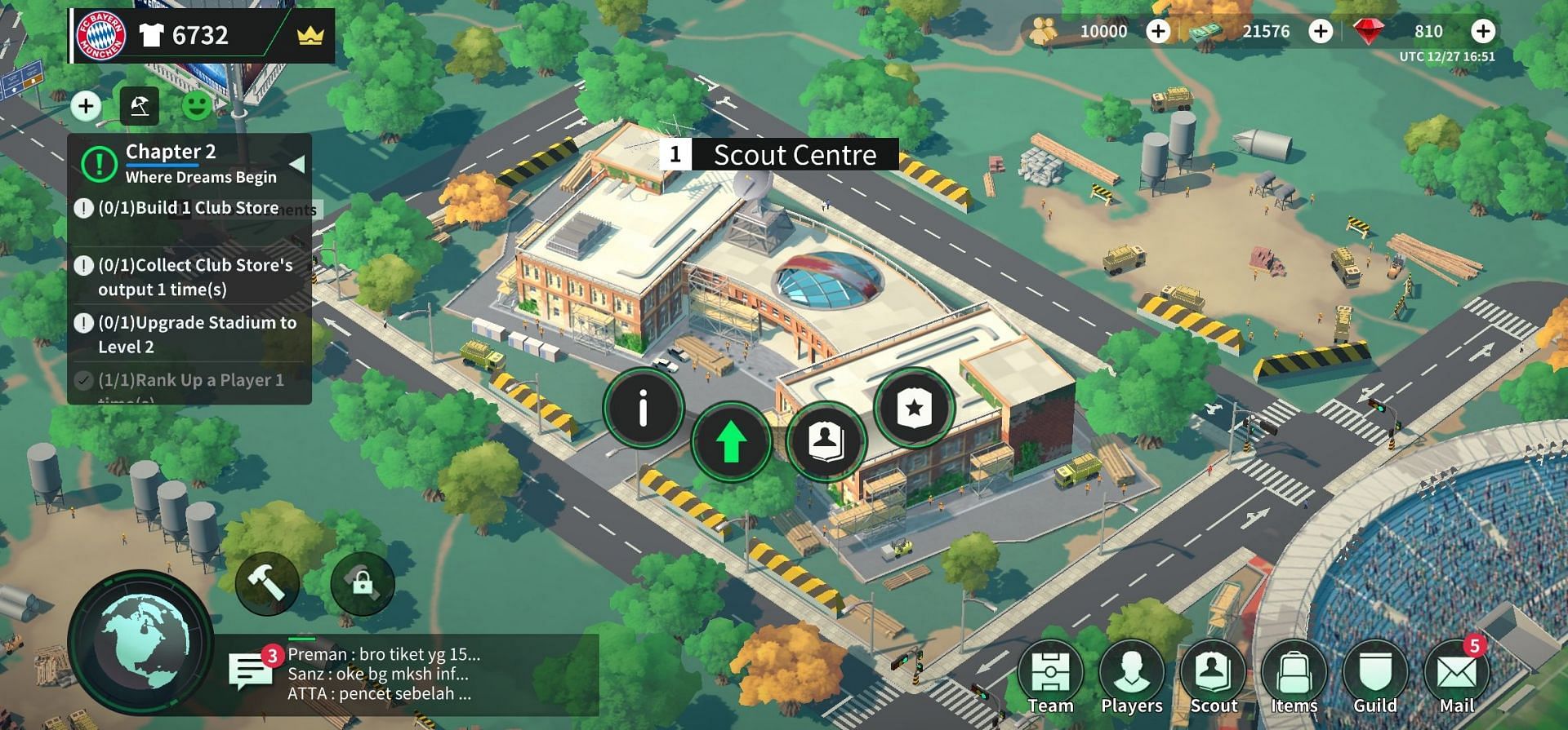 EA FC Empires Scout Centre (Image via EA Sports)