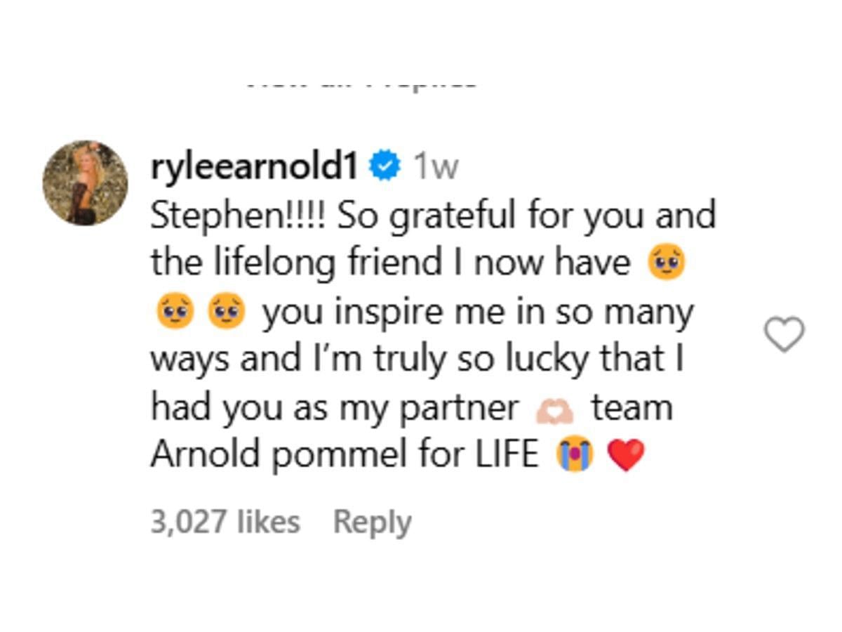 Rylee Arnold&#039;s comment