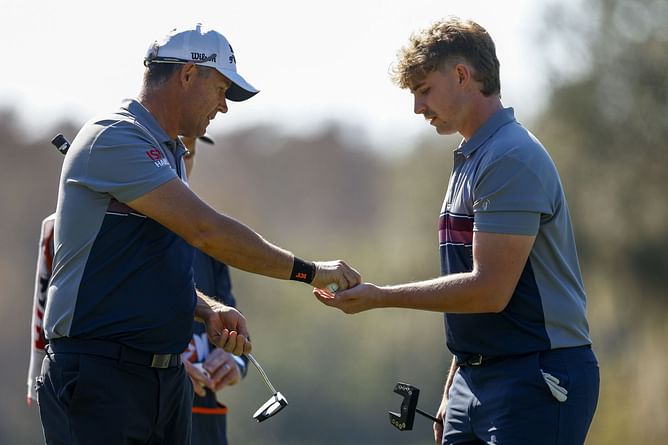 Padraig Harrington's son makes a hole-in-one at the 2024 PNC Championship shortly after Charlie Woods' accolade