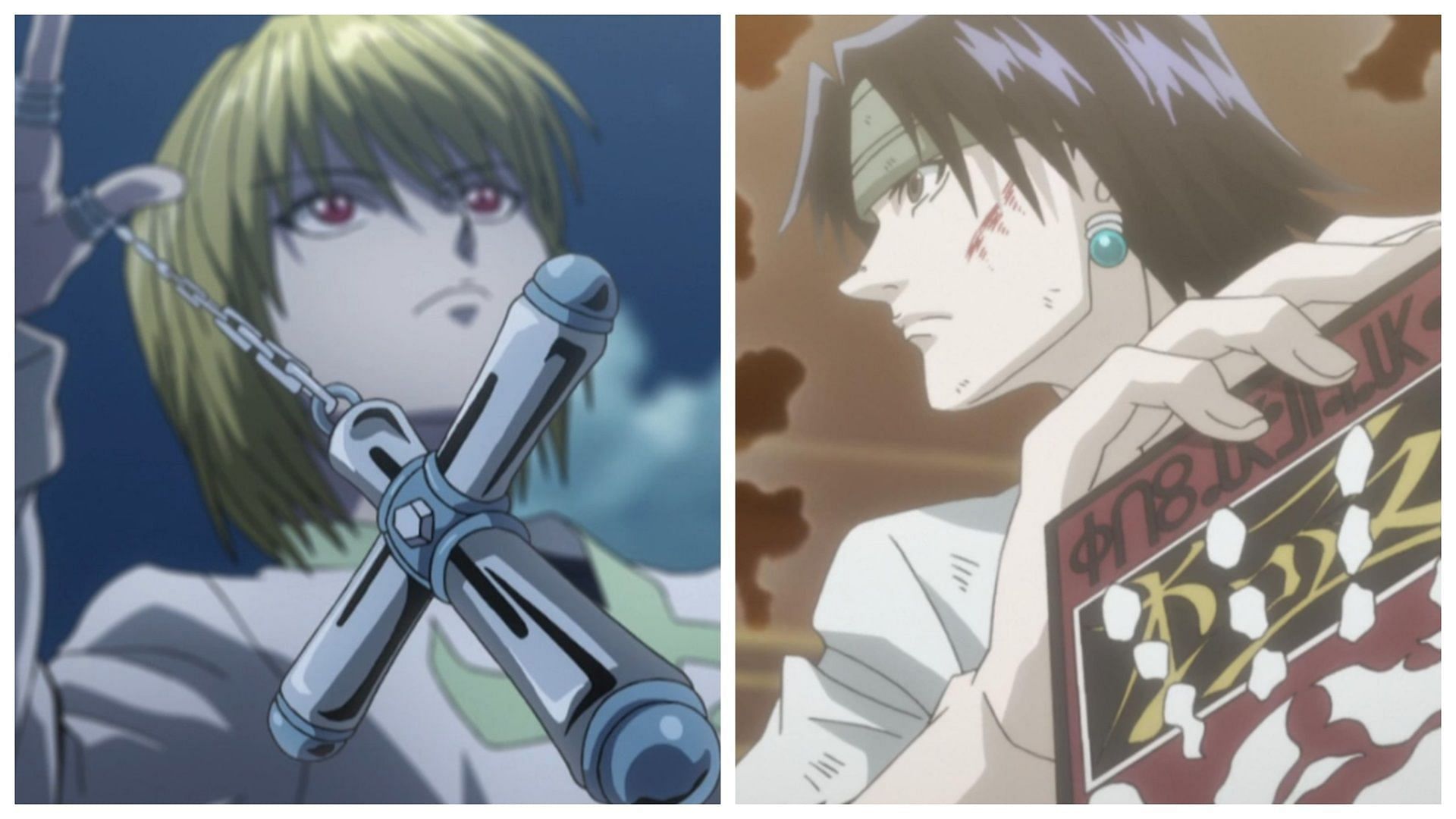 Kurapika and Chrollo in the Hunter × Hunter anime (Image via Madhouse)