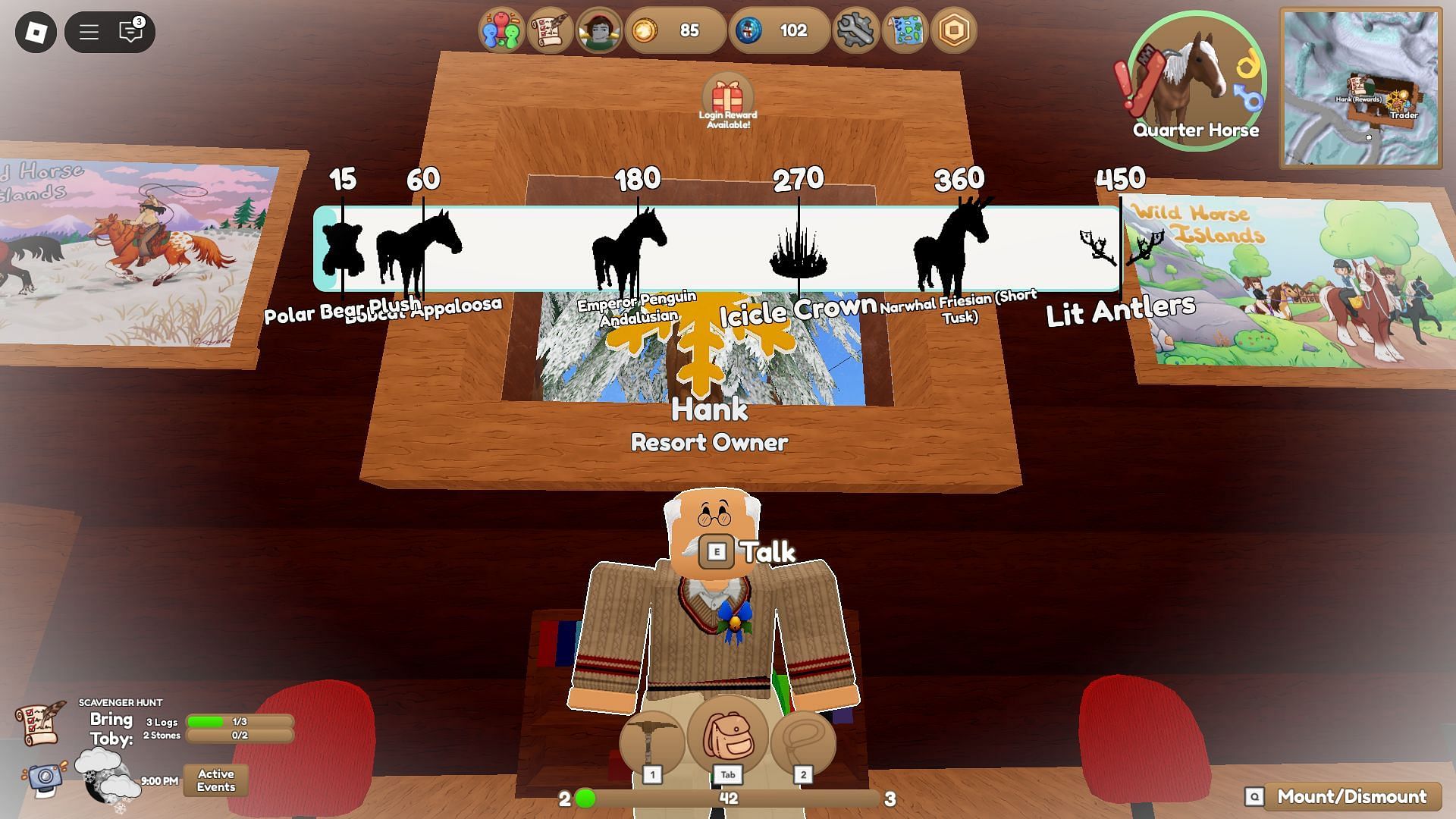 The Golden Snowflake trader (Image via Roblox)