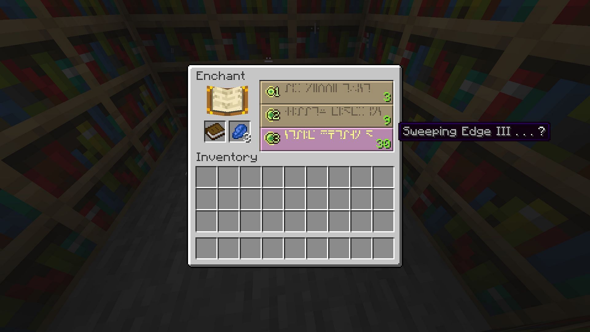 Enchanting table in Minecraft (Image via Mojang)