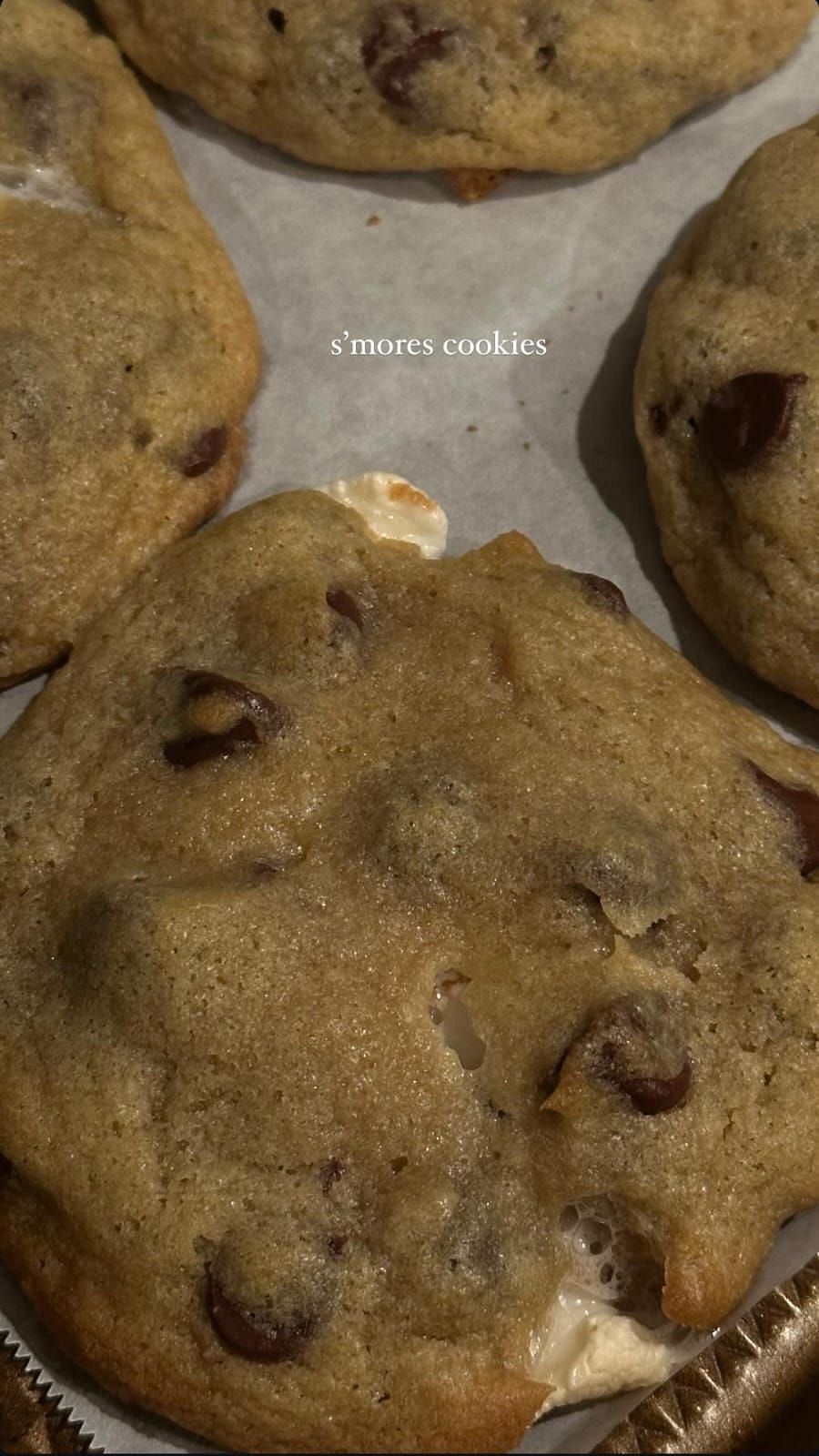 S&#039;more cookies shared by McCall Smith (Source: @mccallkelli via Instagram)