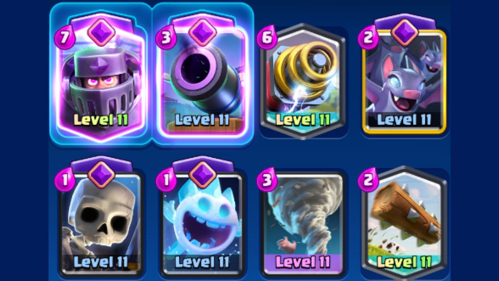 Clash Royale Mega Cannon Sparky deck (image via Supercell)