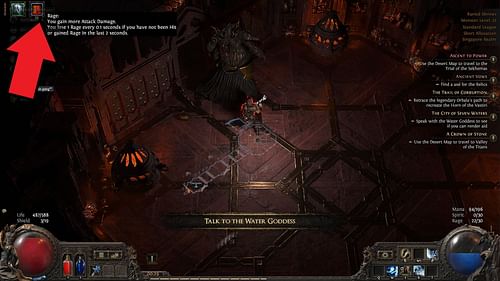 Rage stack in Path of Exile 2 (Image via GGG)