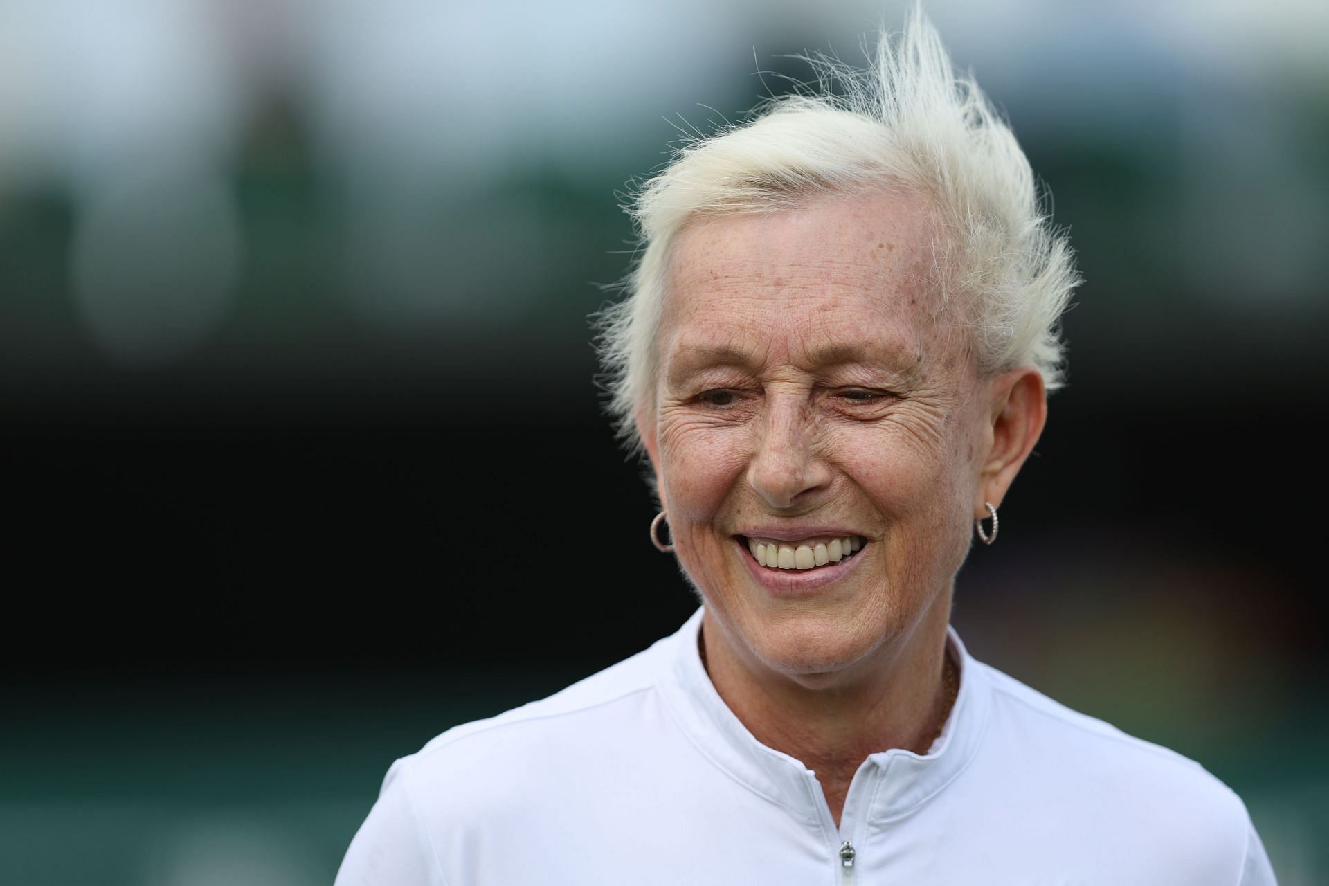 Martina Navratilova at the 2024 Wimbledon Championships (Source: Getty)