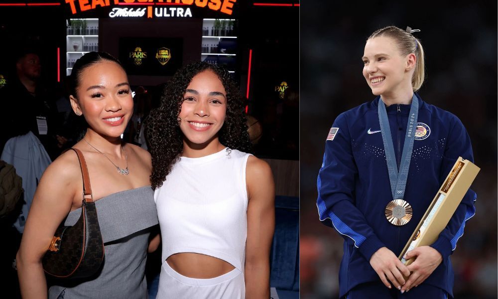 "My favorite girls" - Suni Lee missing Paris Olympics teammates Hezly Rivera and Jade Carey amid holiday season