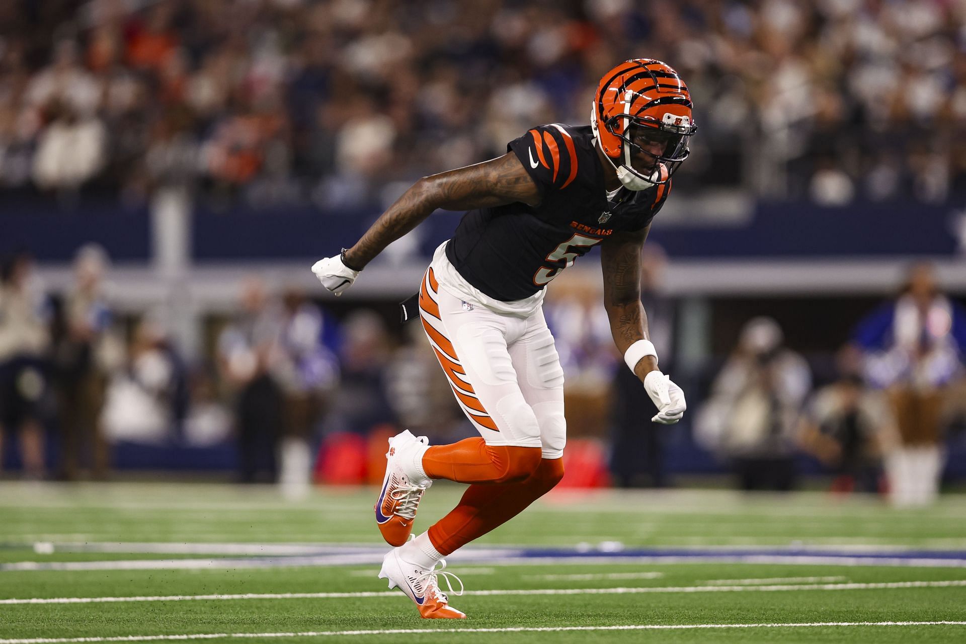 Tee Higgins during Cincinnati Bengals v Dallas Cowboys - Source: Getty