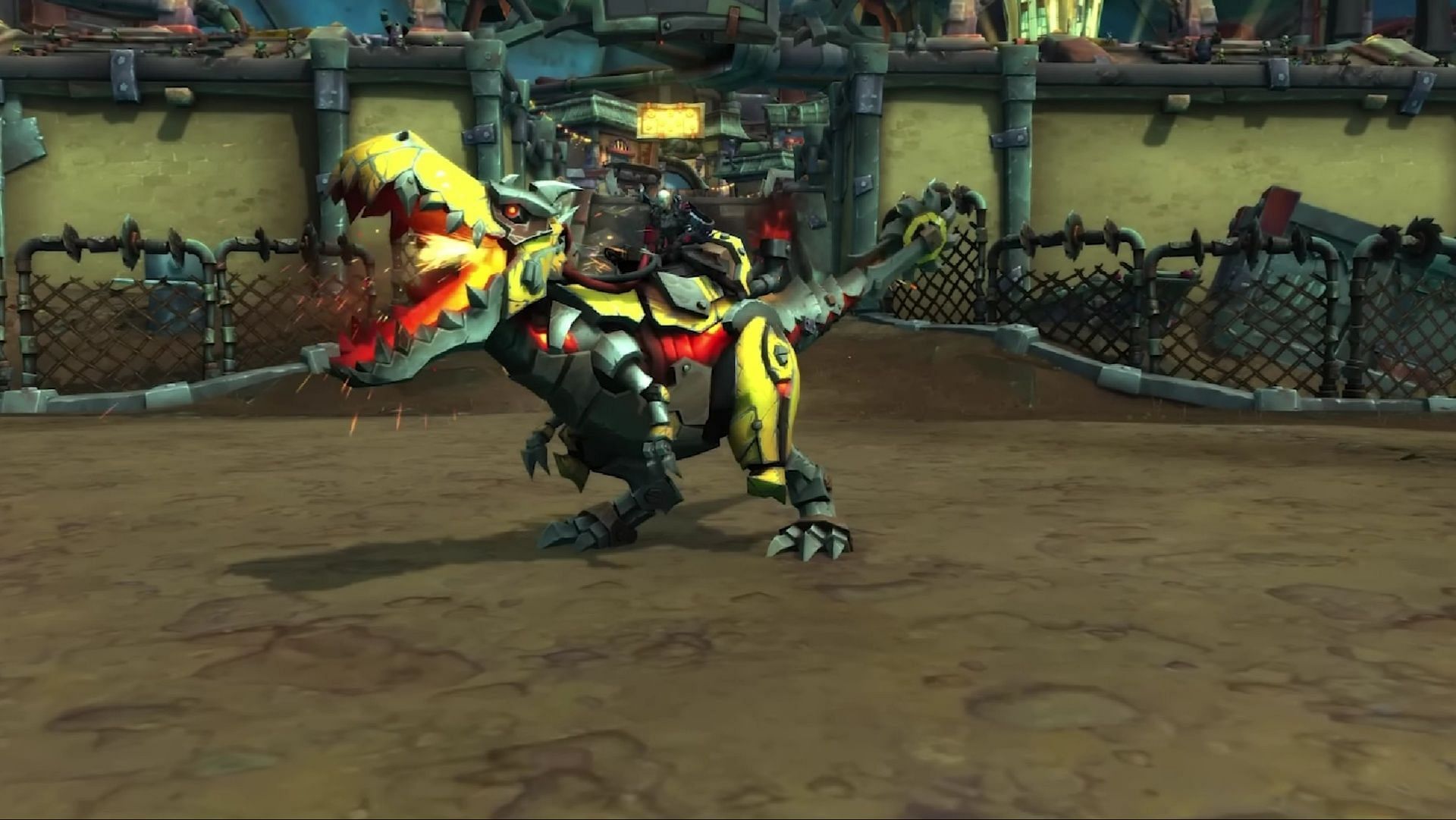 This mount has been discussed to appear in the Liberation of Undermine raid as a boss drop. (Image via Blizzard Entertainment)