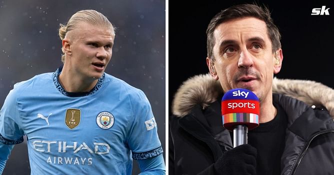 "I think he’s got better and better" - Gary Neville explains why Arsenal and Liverpool-linked ace is currently better than Erling Haaland