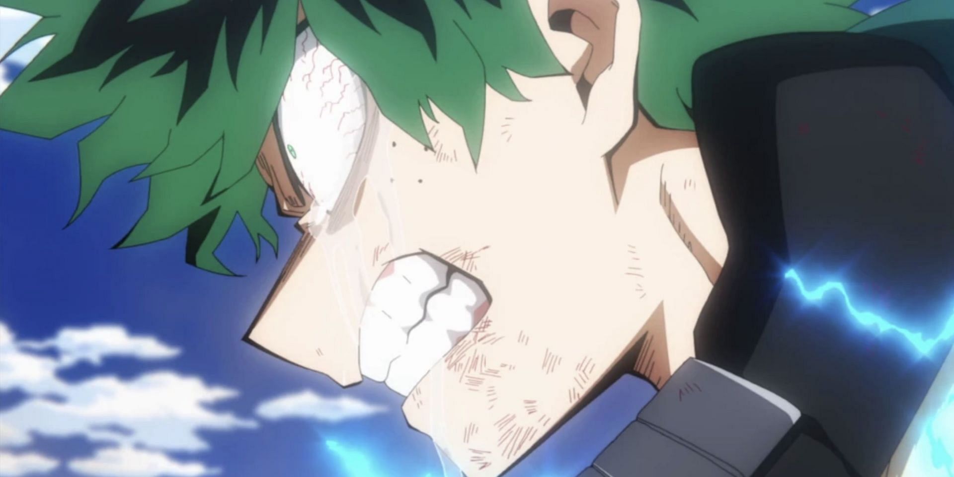 ⁠Izuku Midoriya as seen in anime (Image via Studio Bones)