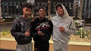 IShowSpeed meets Cristiano Ronaldo's son in Saudi Arabia