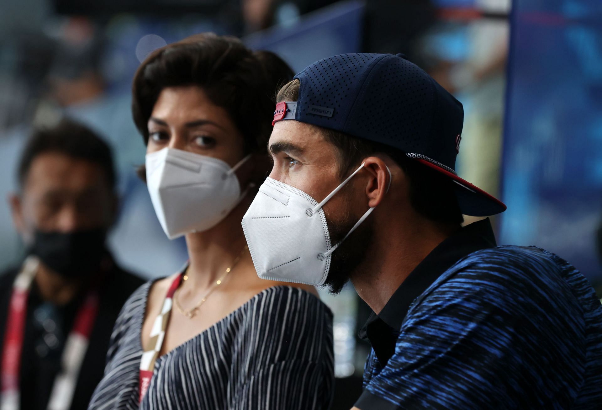 Swimming - Olympics: Michael Phelps in attendance with wife Nicole Phelps- Source: Getty