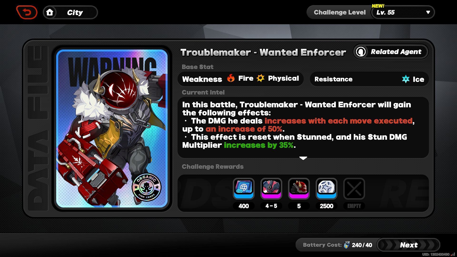 Trouble Maker&mdash;Wanted Explorer (Image via HoYoverse)