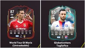 How to unlock the EA FC 25 Angel Di Maria World Tour and Nicolas Tagliafico Globetrotters cards in Ultimate Team