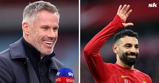 Jamie Carragher responds to Liverpool star Mohamed Salah's MOTM jibe aimed at him with a social media post