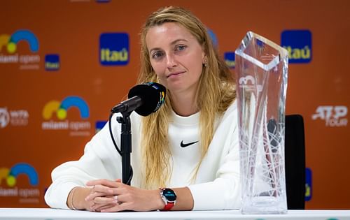 Petra Kvitova at 2023 Miami Open - Image Source: Getty