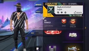 Black Shout Gaming की Free Fire MAX ID, स्टैट्स और अन्य जानकारी