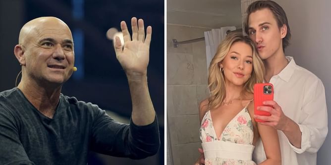 Andre Agassi's son Jaden drops 1-word reaction to girlfriend Catherine Holt reminiscing about North Carolina trip