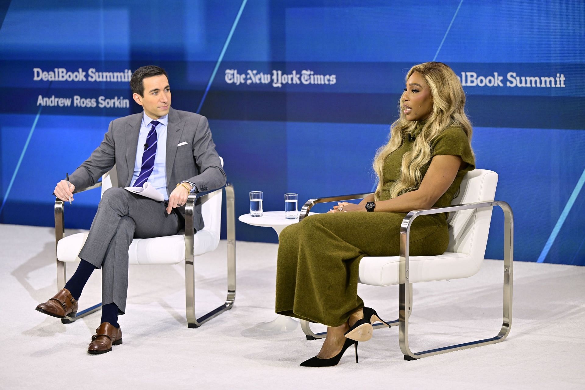 Serena Williams at the New York Times&#039; Annual DealBook Summit (Image: Getty)