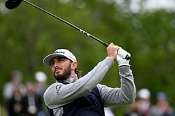 Max Homa trolls himself over a poster on a moving bus