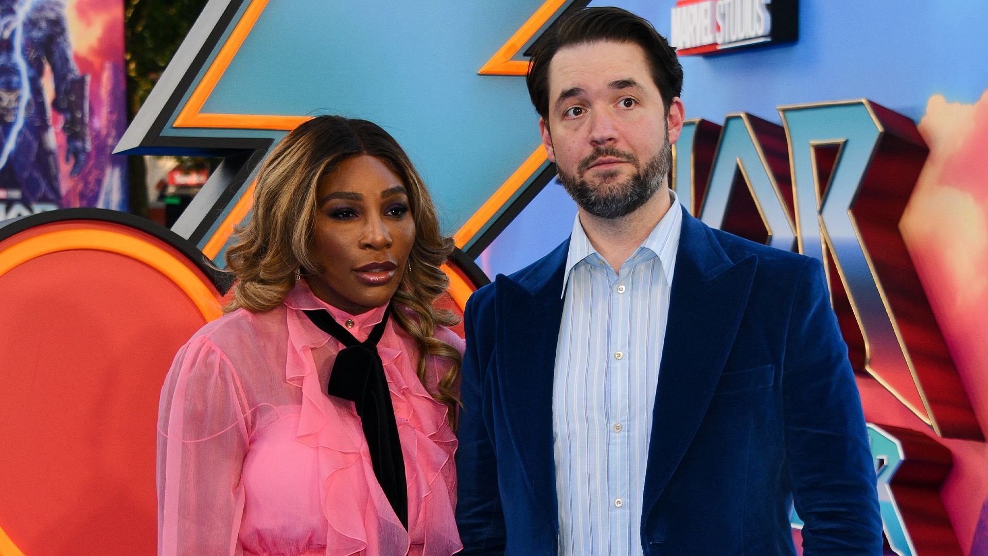 Serena Williams (L) and Alexis Ohanian (Source: Getty)