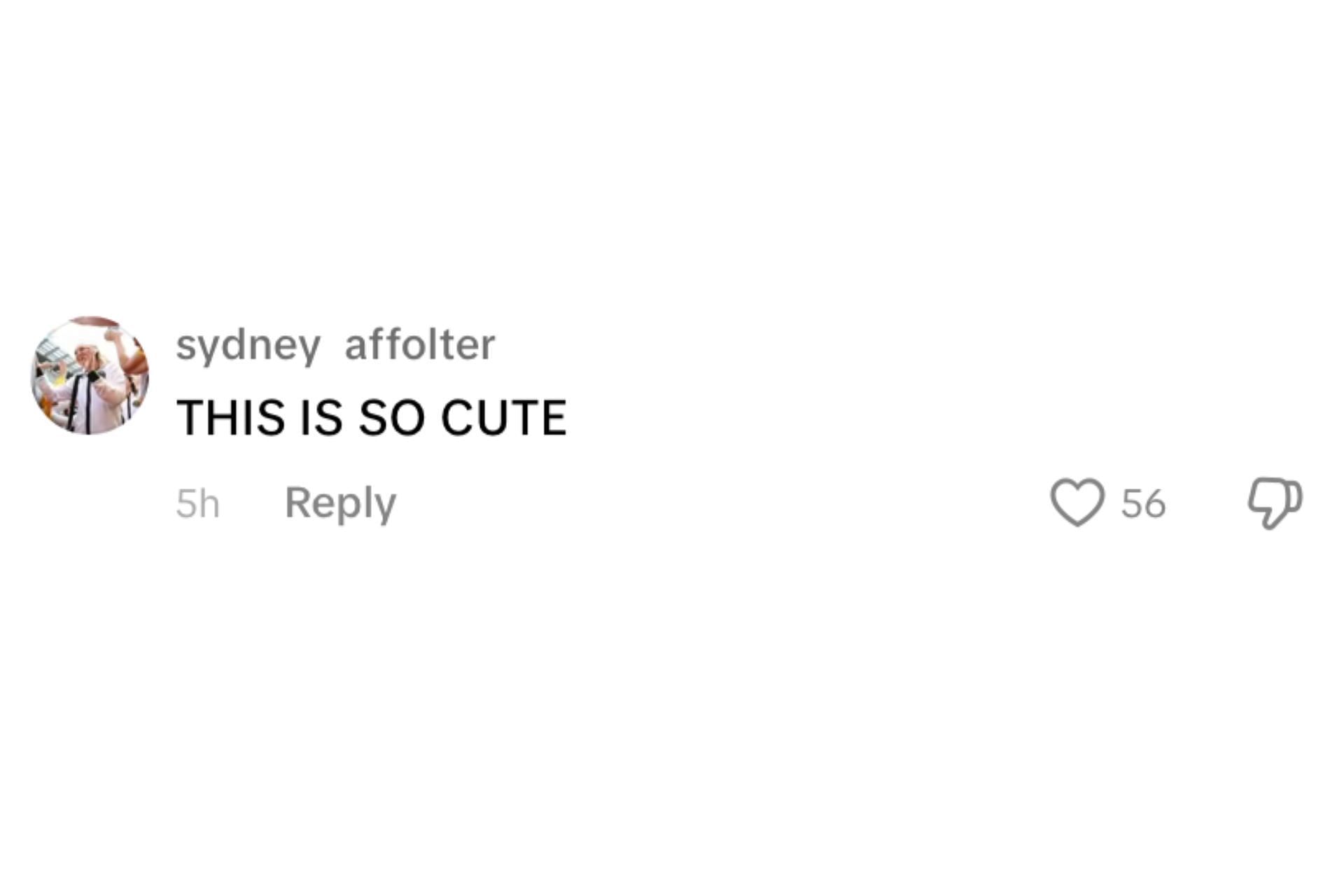 @sydney_affolter comments on @lucyolsen45&#039;s TikTok Post